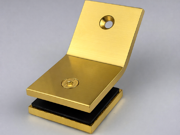 Fixed Bracket - Square - Glass to Wall - 135 Degree